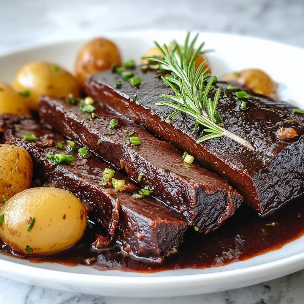 Slow Cooker Beef Pot Roast with Vegetables and Rich Gravy Recipe - Recipe Image