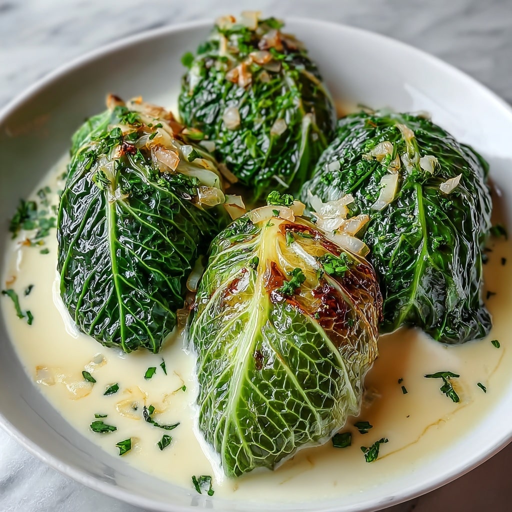 Herby Cabbage in Parmesan Broth Recipe - Recipe Image