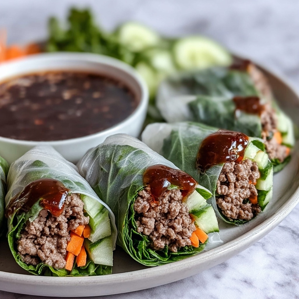 Thai Basil Beef Rolls Recipe - Recipe Image