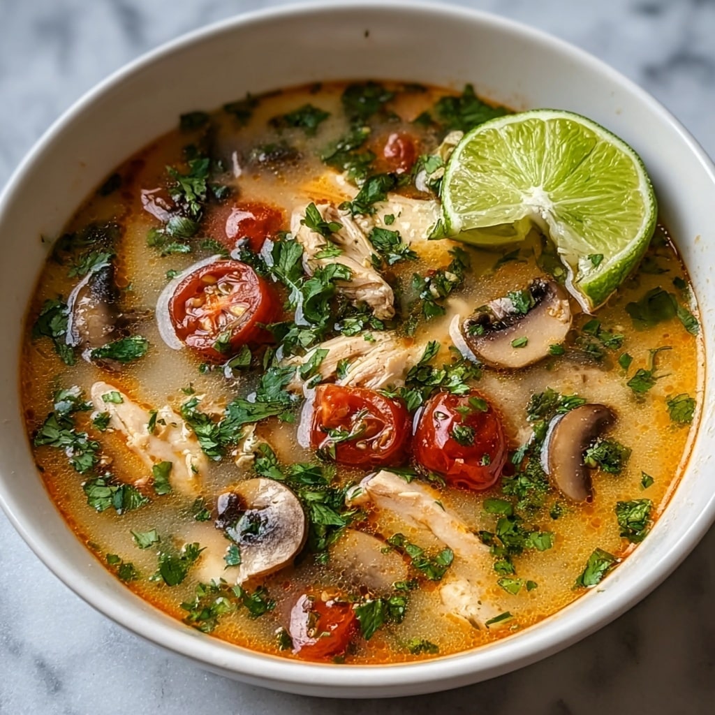 Tom Yum Chicken Soup Recipe - Recipe Image