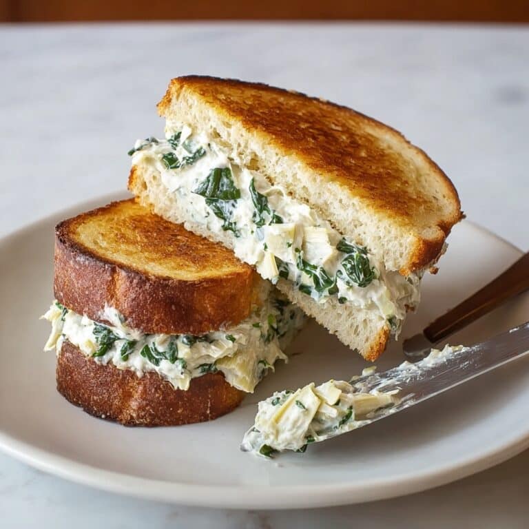 Spinach Artichoke Grilled Cheese Recipe