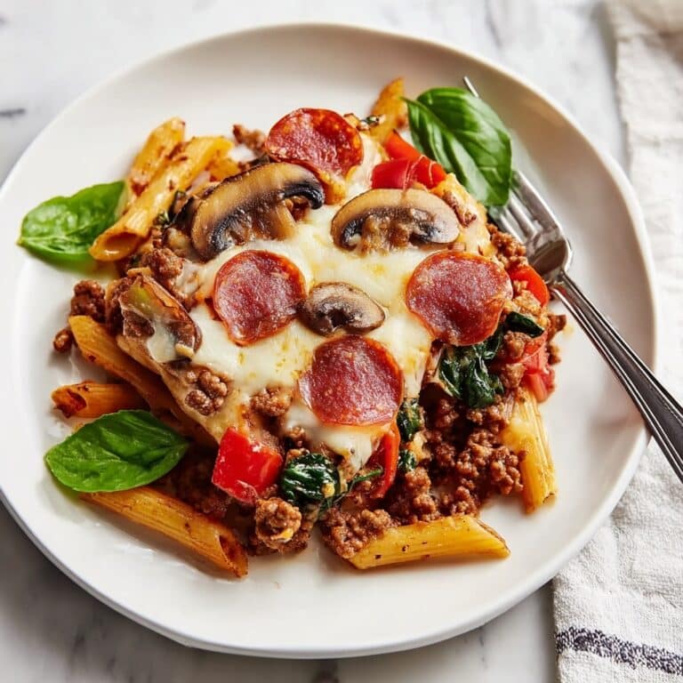 High Protein Italian Beef Pasta Bake Recipe
