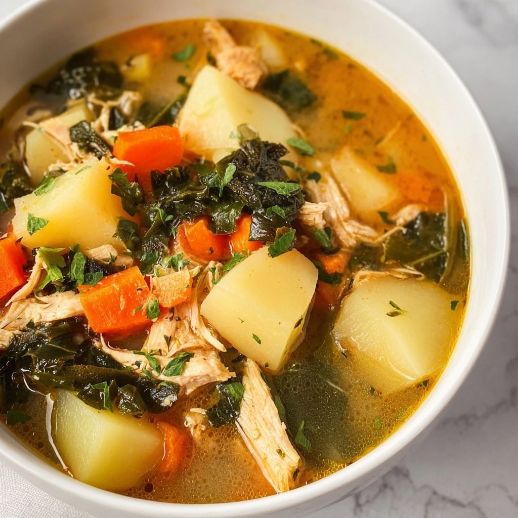 Collard Greens Chicken and Vegetable Soup Recipe