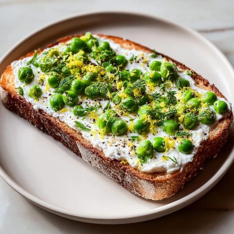 Pea & Mint Ricotta Toast Recipe