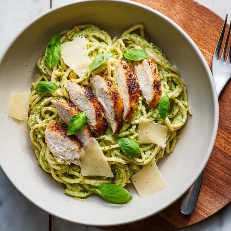 Creamy Avocado Chicken Pasta Recipe