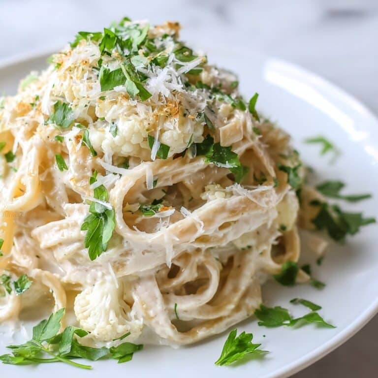 Roasted Cauliflower Alfredo Recipe