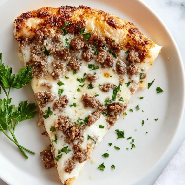 Ground Beef Alfredo Pizza Recipe