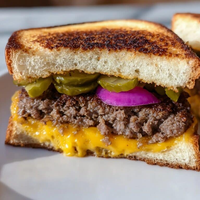 Smashed Burger Grilled Cheese Recipe