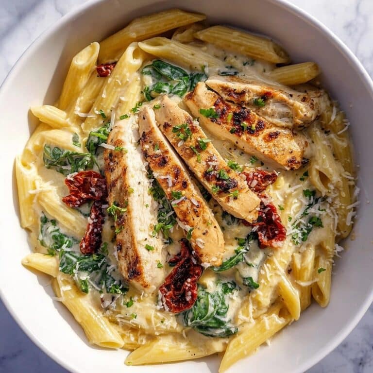 Creamy Tuscan Chicken Pasta Recipe