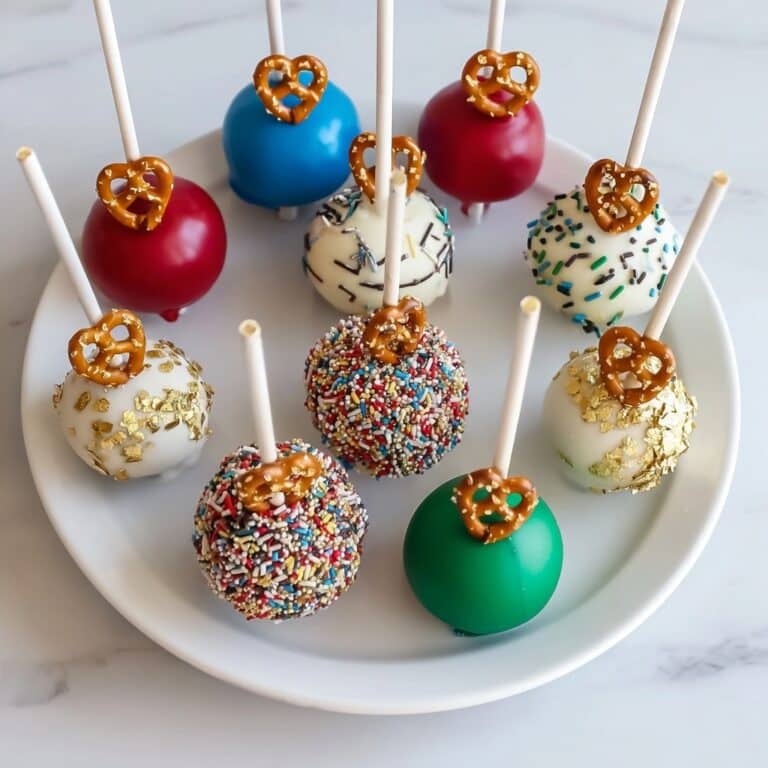 Ornament Ball Cake Pop Display Recipe