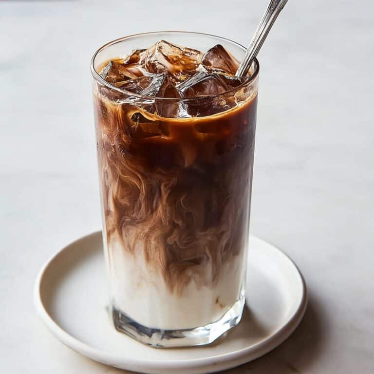 Chocolate Cracking Iced Latte Recipe