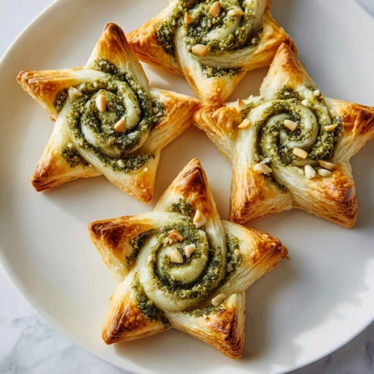 Star-Shaped Pesto Pinwheels Recipe
