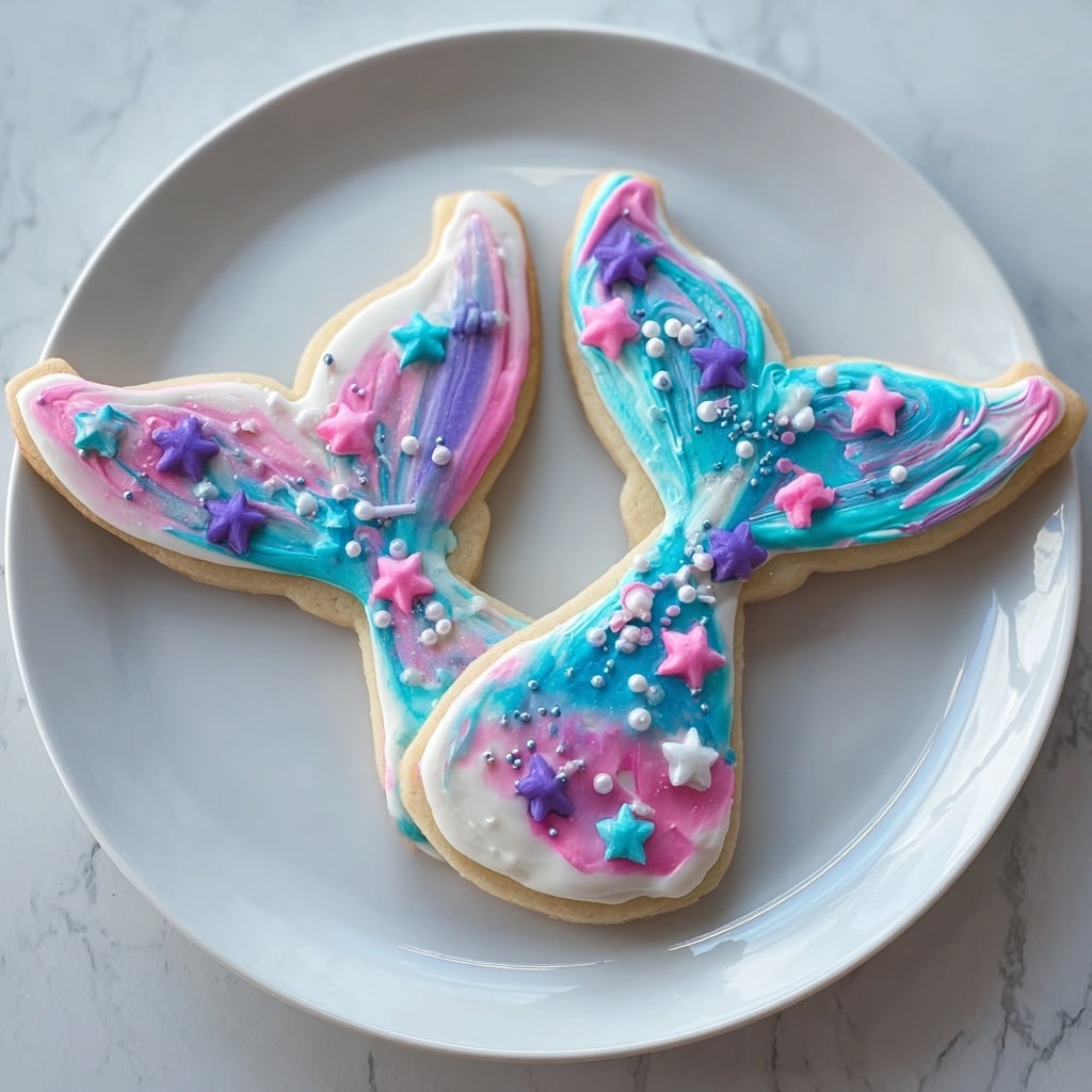Mermaid Tail Under Sea Cookies Recipe