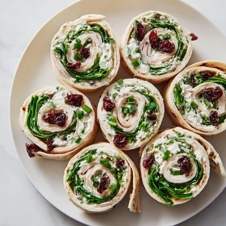 Simplified Turkey Cranberry Pinwheels Recipe