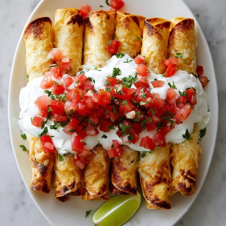 Baked Chicken Taquitos Recipe