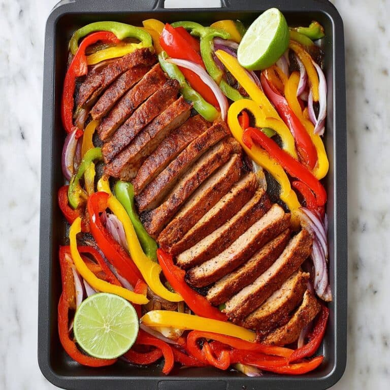 Sheet Pan Steak Fajitas Recipe