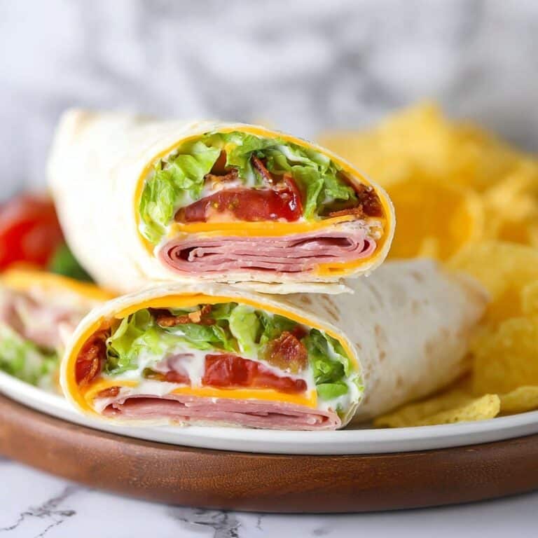 Turkey Ranch Club Wraps Recipe