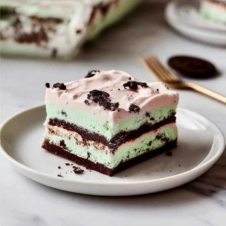 Mint Ice Cream Sandwich Cake Recipe