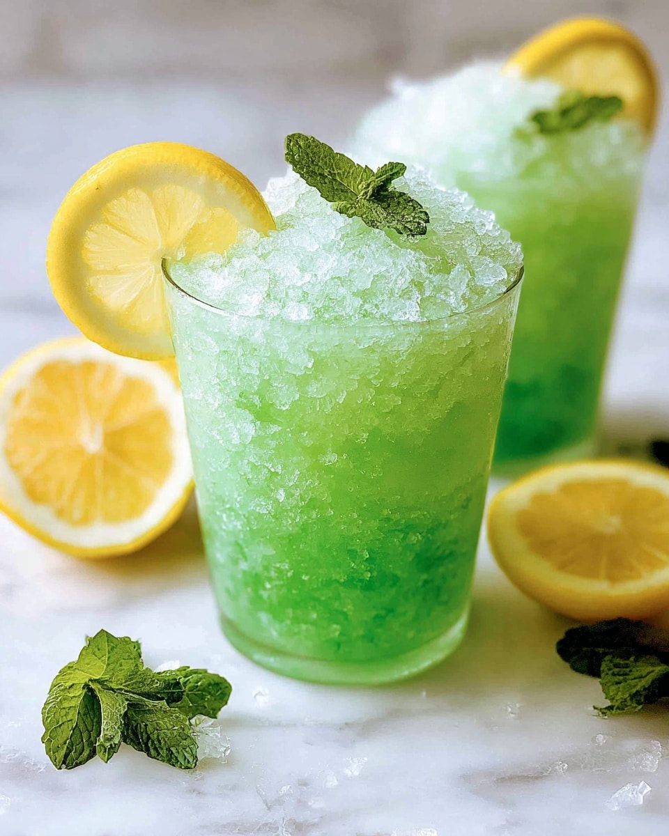 Frozen Mint Lemonade Recipe - Recipe Image