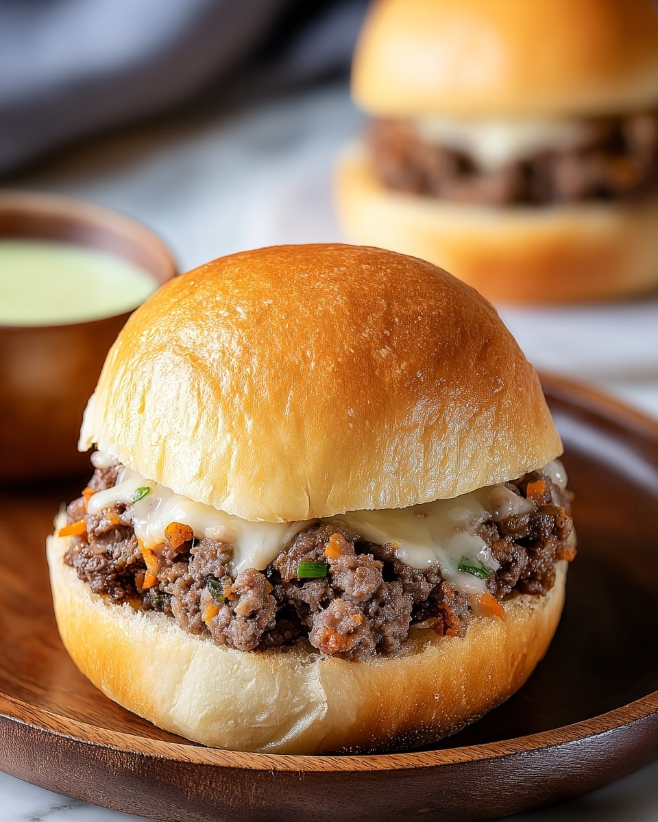 Philly Cheesesteak Sloppy Joes Recipe - Recipe Image