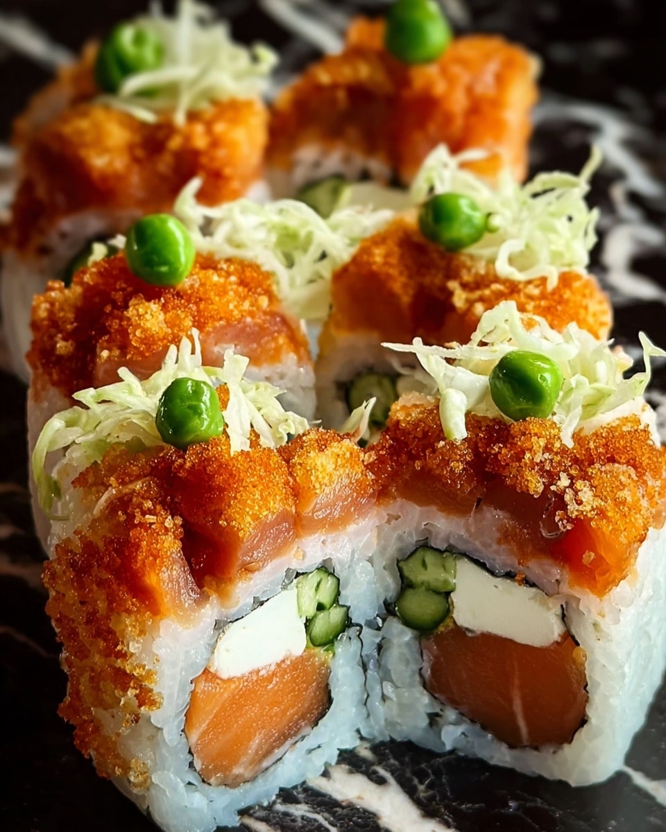Crunchy Salmon Roll Recipe - Recipe Image