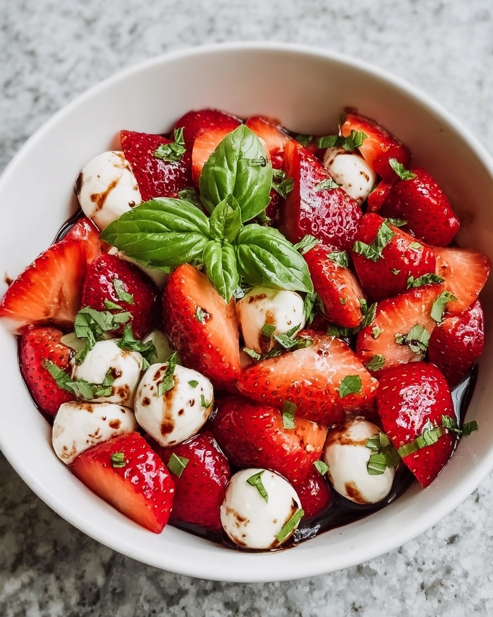Strawberry Caprese Salad Recipe - Recipe Image