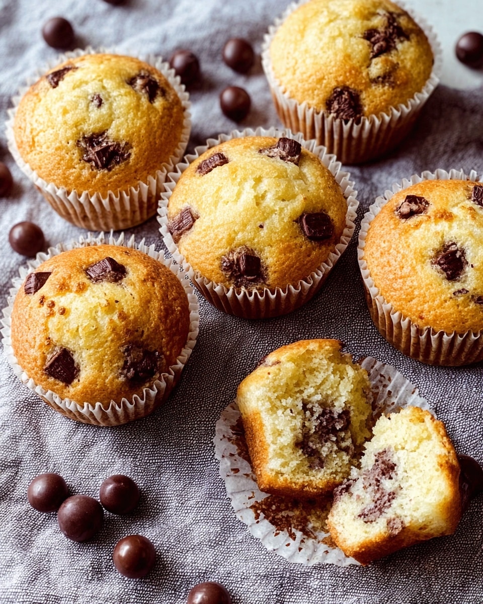 Greek Yogurt Chocolate Chip Muffins Recipe - Recipe Image