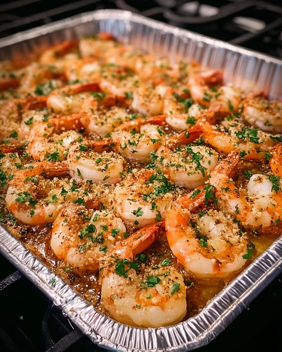Baked Garlic Parmesan Shrimp Recipe - Recipe Image