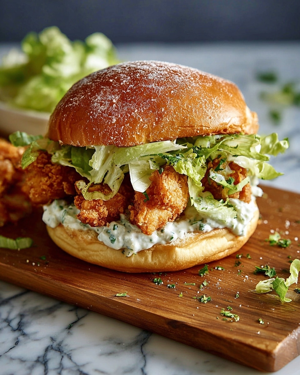 Crispy Chicken Caesar Sandwich Recipe - Recipe Image