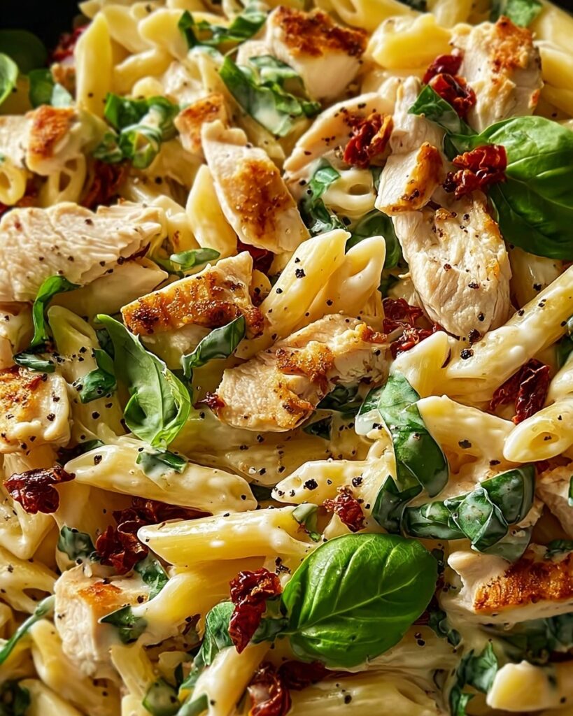 Tuscan Chicken Pasta: Creamy and Savory Recipe