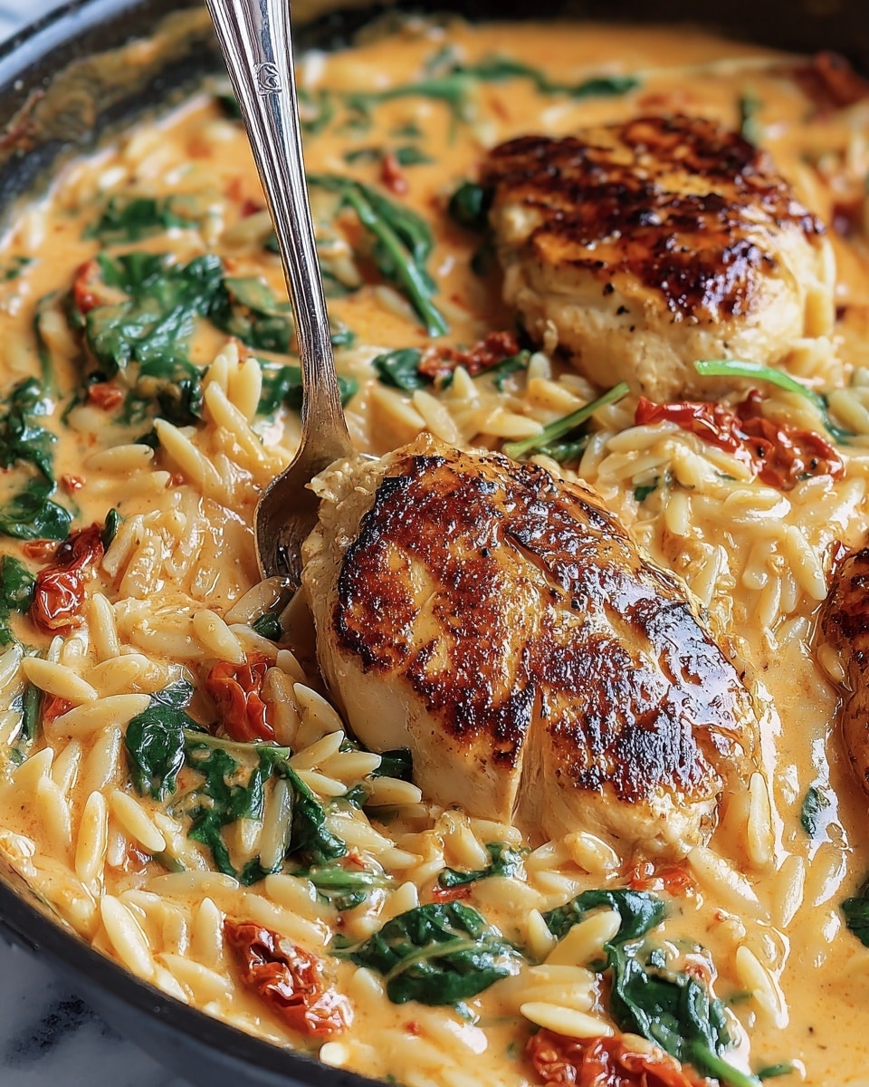 Marry Me Chicken Orzo {One Pot} Recipe - Recipe Image