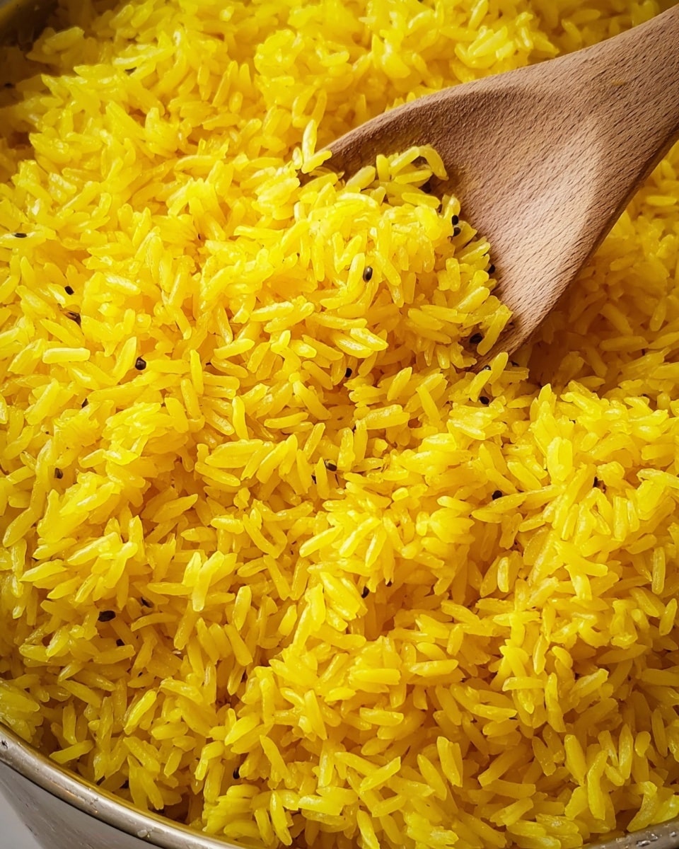 Garlic Turmeric Rice Recipe - Recipe Image