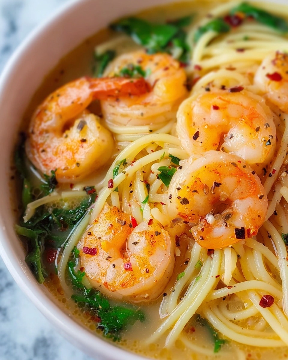 Thai Shrimp Coconut Noodle Soup Recipe - Recipe Image