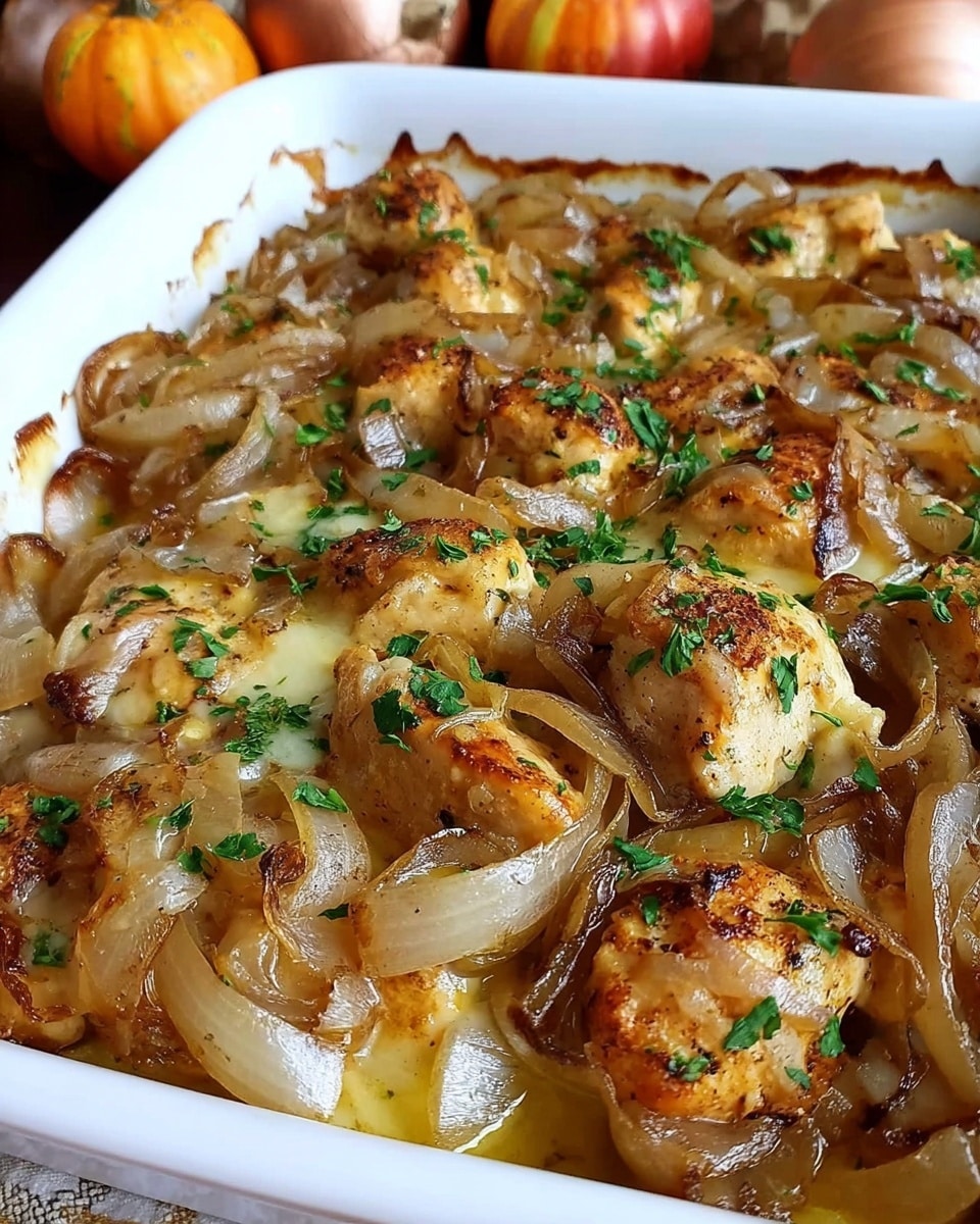 French Onion Chicken and Rice Bake Recipe - Recipe Image