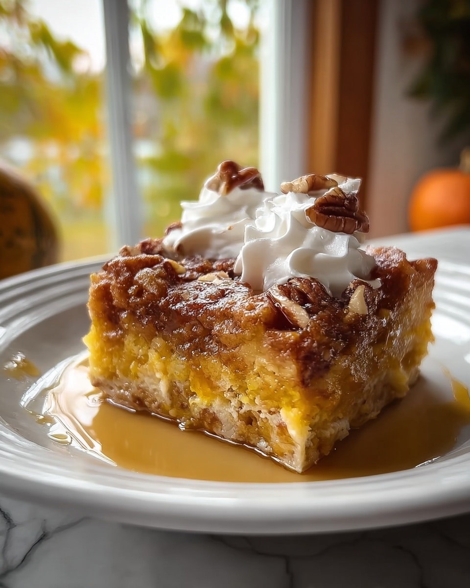 Best Ever Pumpkin Bread Pudding Recipe - Recipe Image