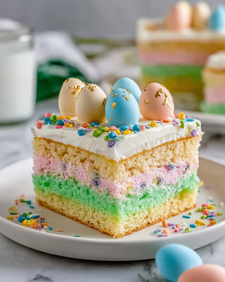 Easter Poke Cake Recipe - Recipe Image