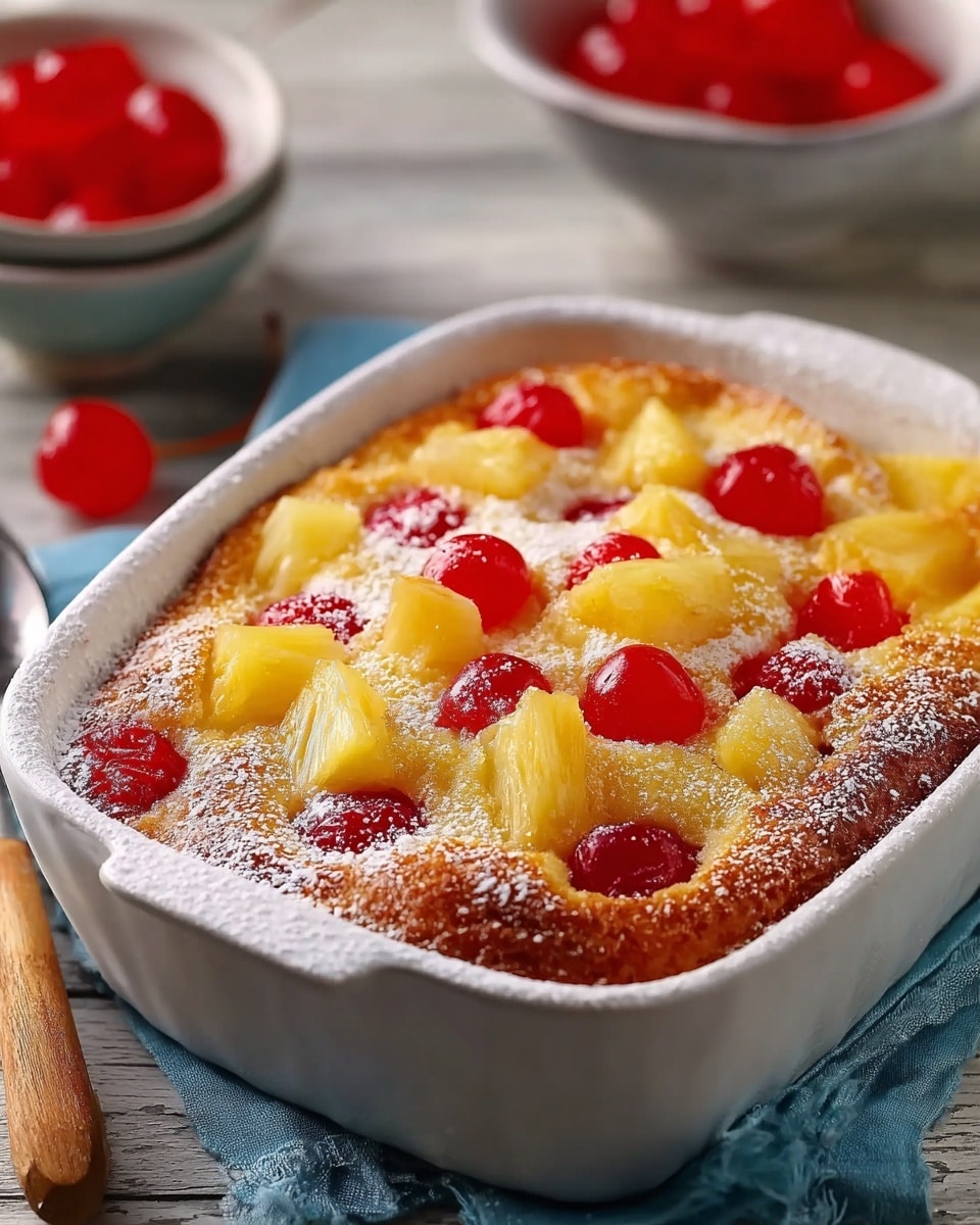 Cherry Pineapple Dump Cake Recipe - Recipe Image