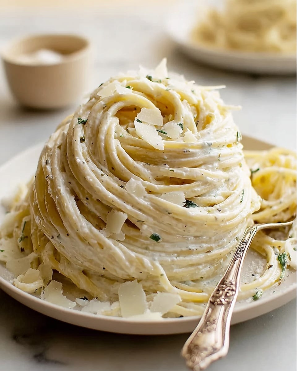 Creamy Fettuccine Alfredo with Sage Recipe - Recipe Image