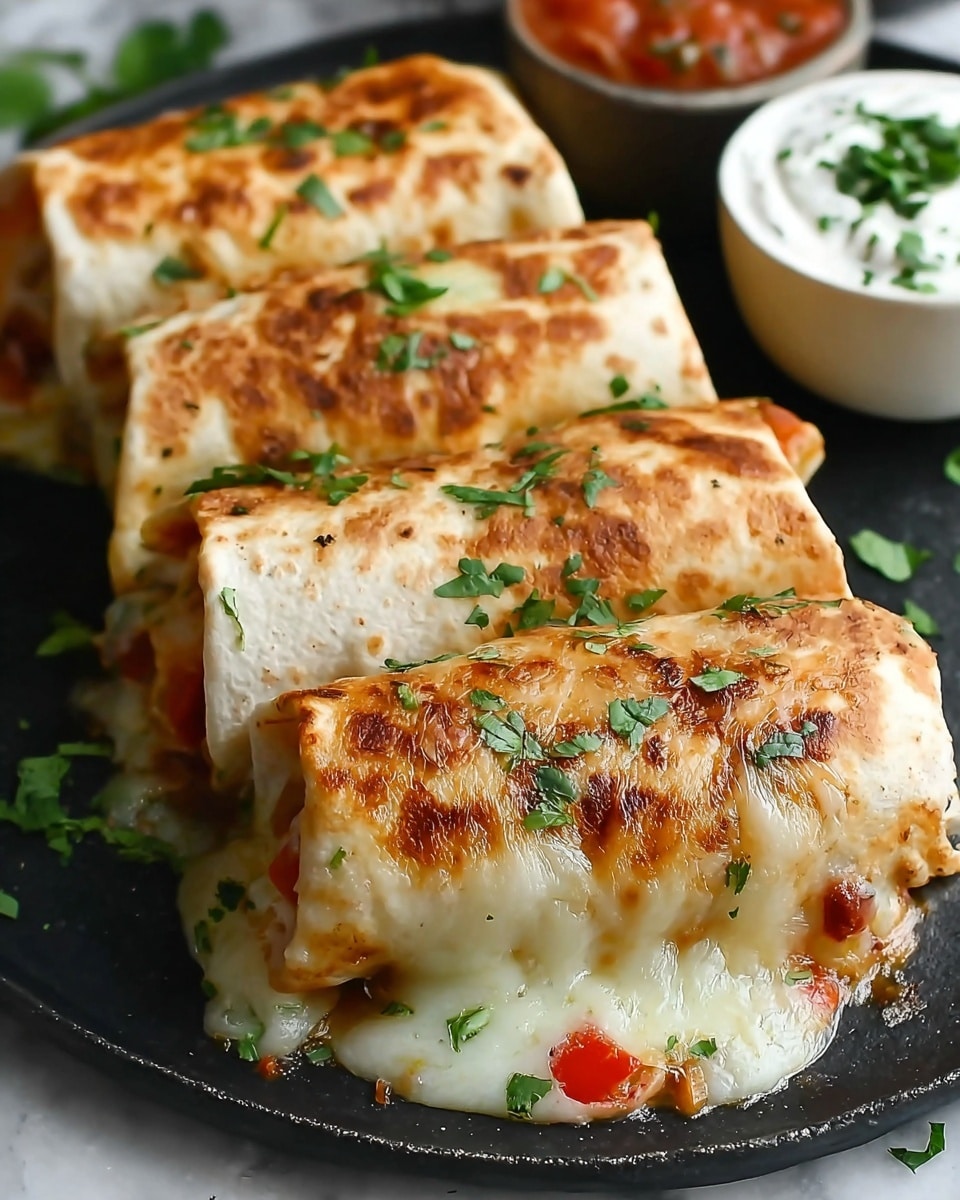 Baked Chicken Chimichangas: Easy and Delicious Recipe - Recipe Image