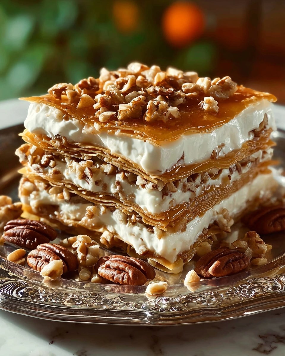 Southern Charm Pecan Pie Lasagna Recipe - Recipe Image