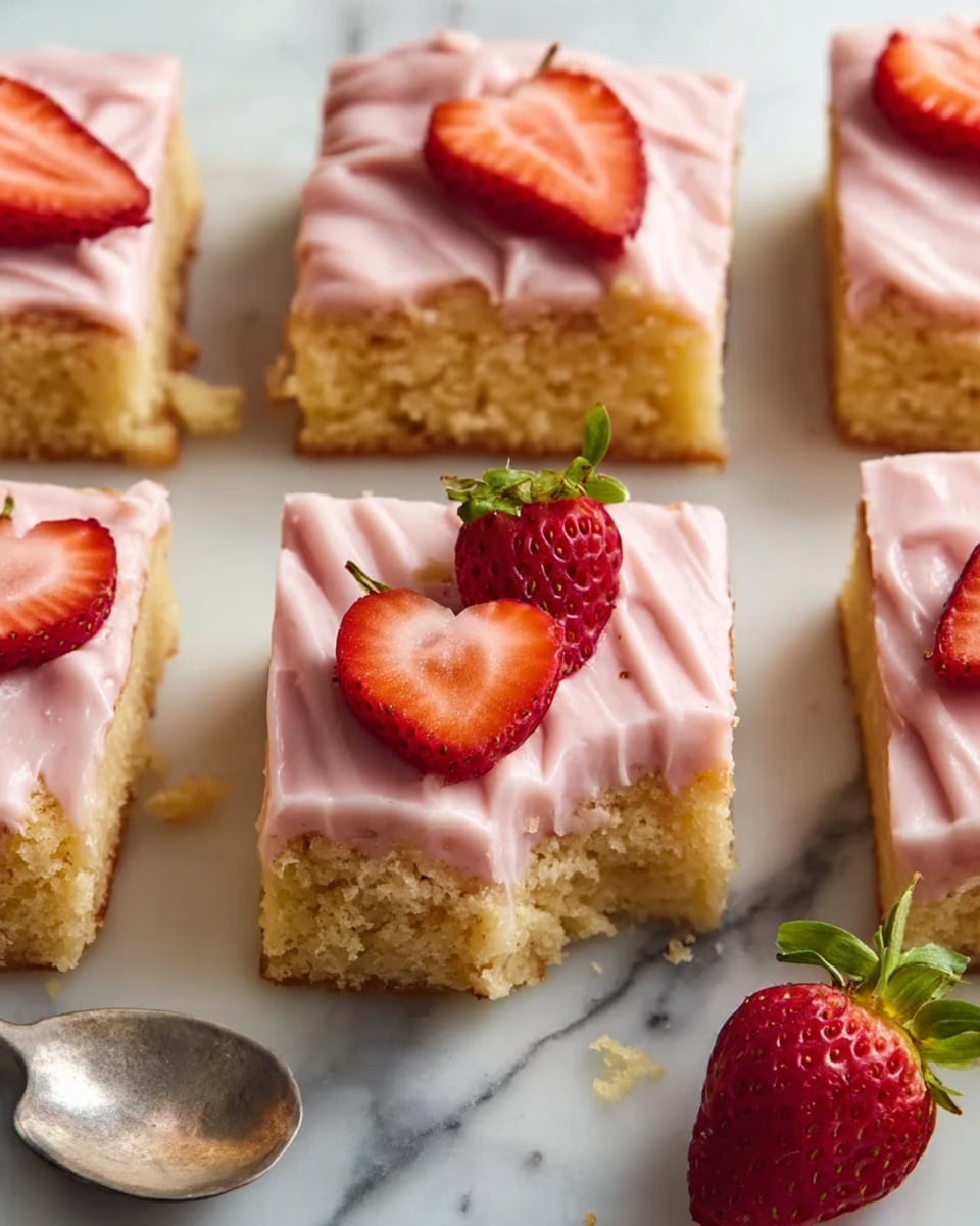 Homemade Strawberry Blondies with a Twist Recipe - Recipe Image