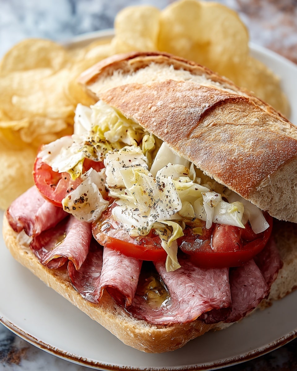 Chopped Italian Sandwich Recipe - Recipe Image