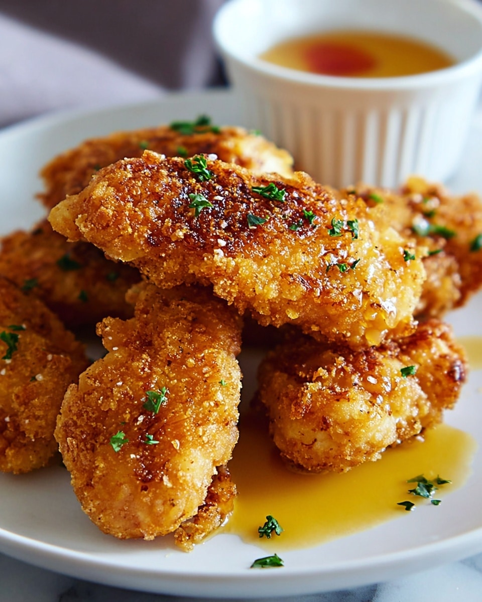 Crispy Garlic Parmesan Chicken Tenders Recipe - Recipe Image