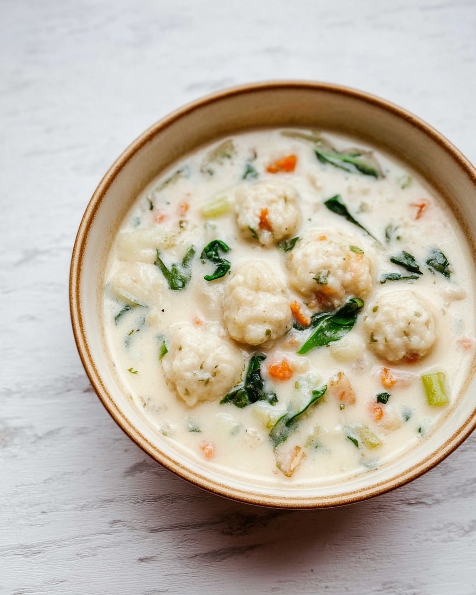 Chicken Florentine Soup: A Creamy Delight Bursting with Flavor Recipe - Recipe Image
