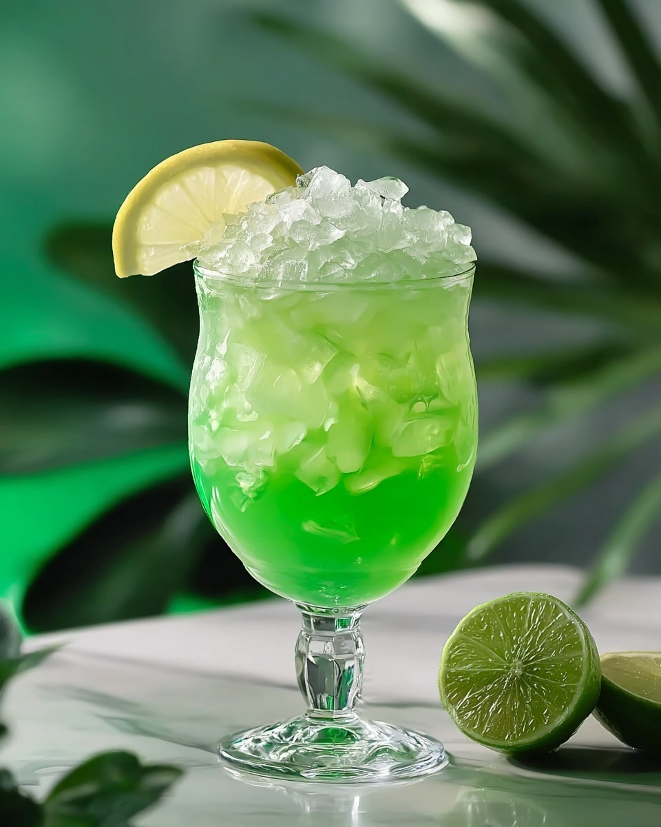 Green Gator Cocktail – A Refreshing Tropical Delight Recipe - Recipe Image