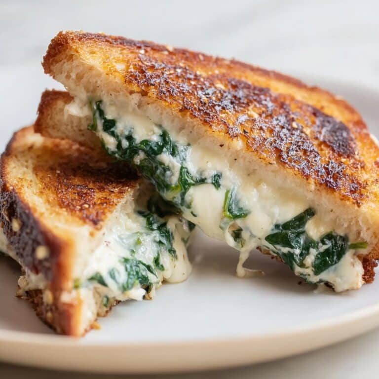 Artichoke Spinach Grilled Cheese Sandwich Recipe