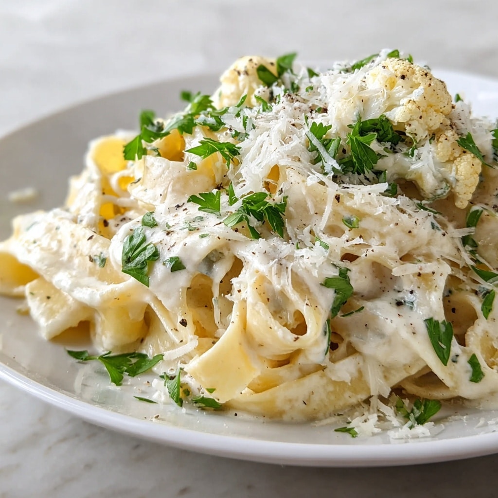 Roasted Cauliflower Alfredo Recipe - Recipe Image