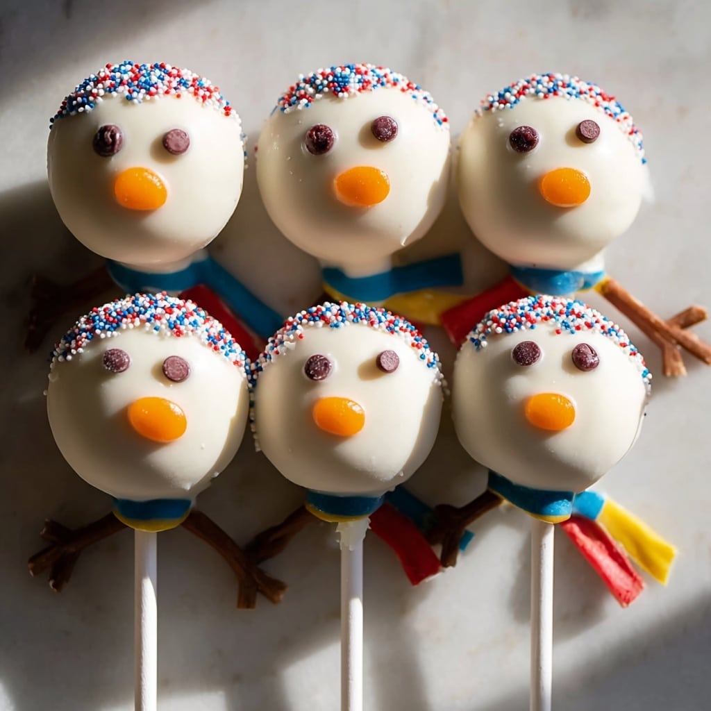 Oreo Snowman Cake Pops Recipe