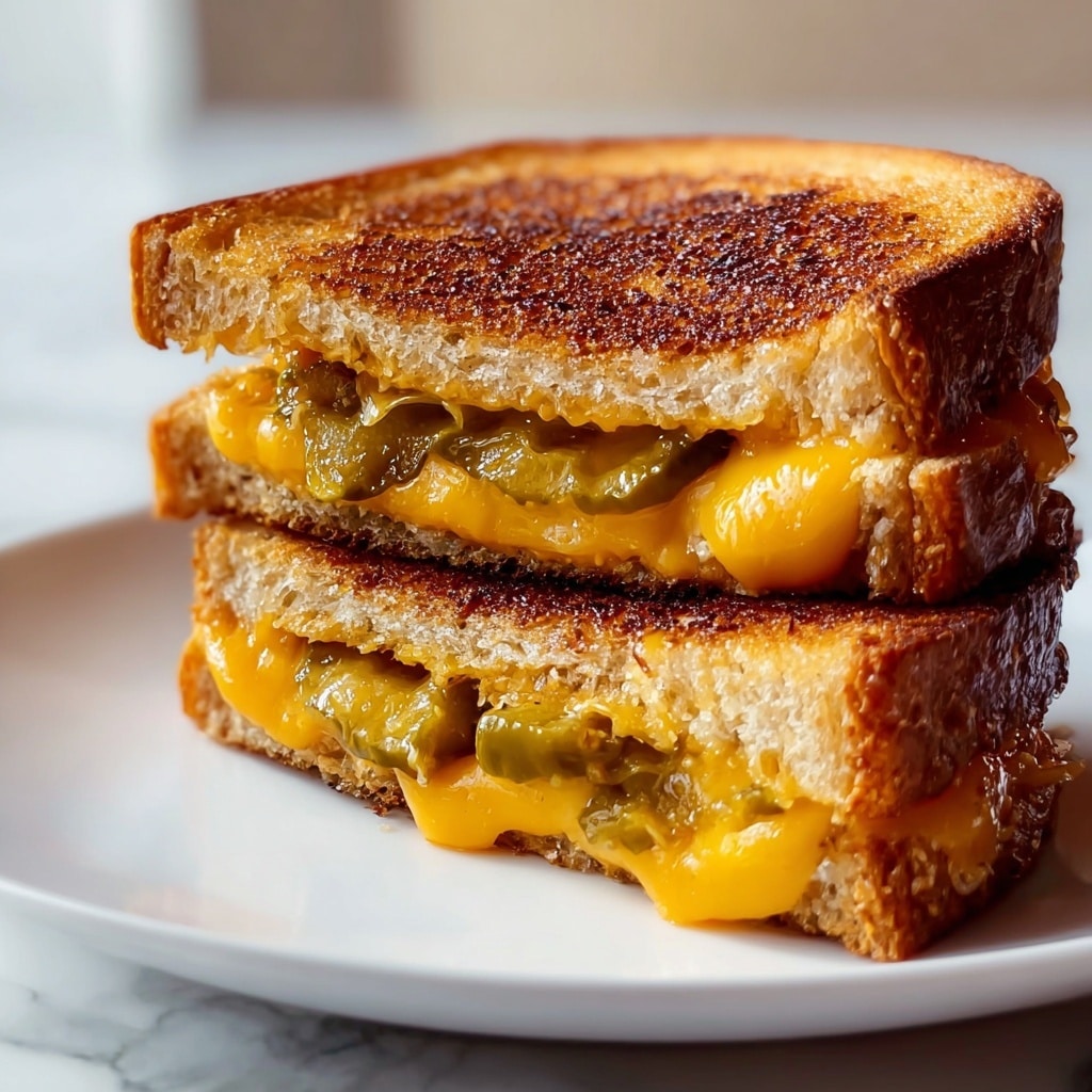 Cheddar Jalapeño Grilled Cheese Recipe - Recipe Image