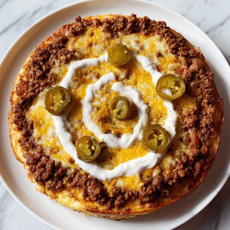 Ground Beef Taco Pizza Recipe